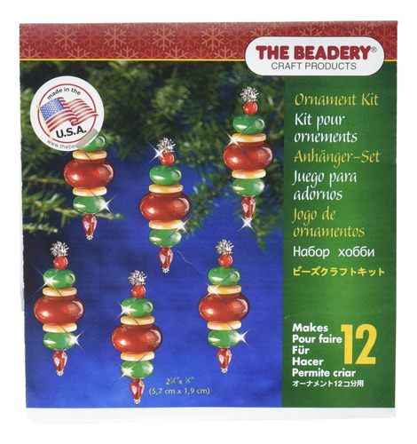 Beadery The Holiday - Kit De Adornos Con Cuentas, 2.25 X 0..