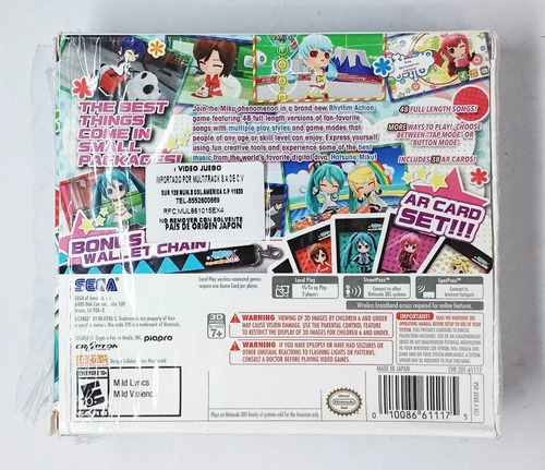 Hatsune Miku Project Mirai Dx 3ds Edición Especial Retromx (Usado)