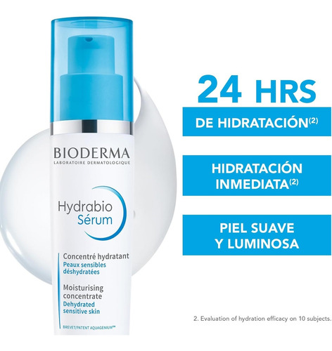 Serum Bioderma Hydrabio 40ml Hidrata Piel Sensible Y Seca Sensible Día/noche