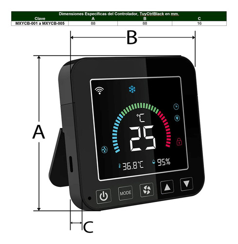 Controlador Inteligente Temperatura, Mxycb-005, 5 Pzas, Lcd,