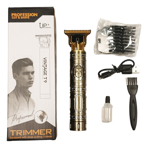 Trimmer Vintage T9 Corta Barba Recargable Usb Trazershop 