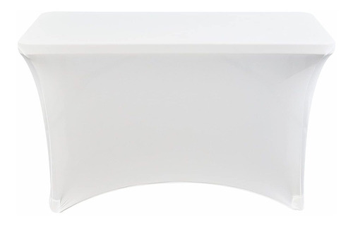 Mantel Rectangular De Tela Elástica Para Mesas De 4 Pies