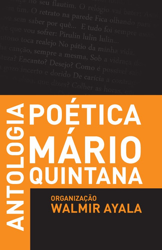 Antologia poética Mário Quintana, de Quintana, Mário. Editora Nova Fronteira Participações S/A, capa mole em português, 2015