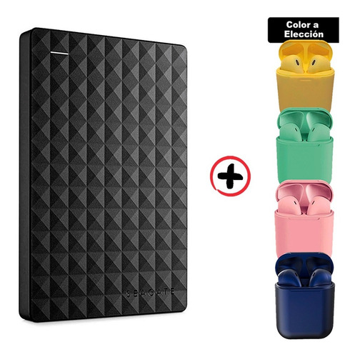 Imagen 1 de 3 de Disco Duro Externo Seagate Expansion Stea1000400 1tb + Auri