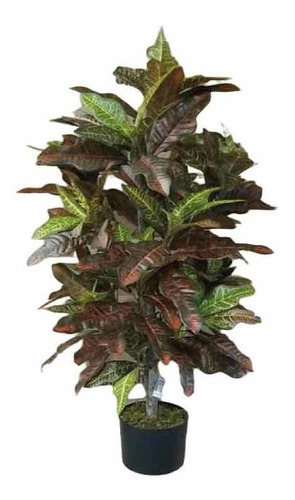 Planta Artificial Croton Con Base 100 Cm - *