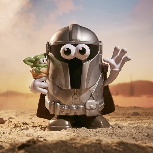 Imagen 4 de 9 de Señor Cara De Papa El Mandalorian + Bebé Yoda