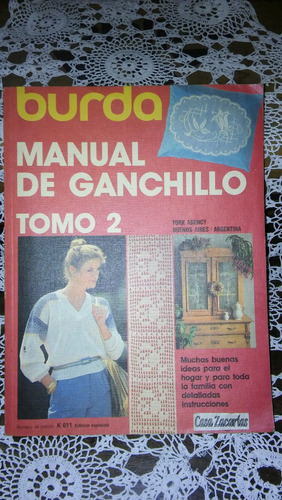 Revista Burda Manual Ganchillo Nº 2 Y Diana-creativa -1985-