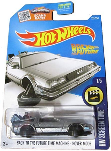 Hotwheels Delorean Time Machine Hover Mode 2015 1:64