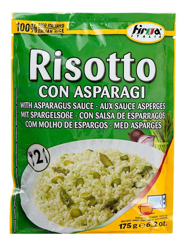 Risotto Italiano Molho Aspargos Firma Italia Sachê 175g