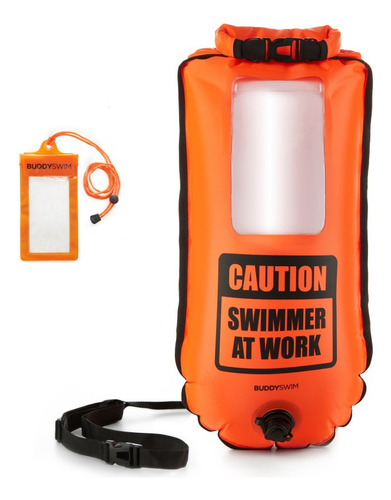 Boya Para Smartphone Drybag Buddyswim, Naranja