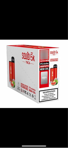 Imagen 3 de 3 de Squid 5000 Puff Vape Desechable Original Al Mayor O Detal