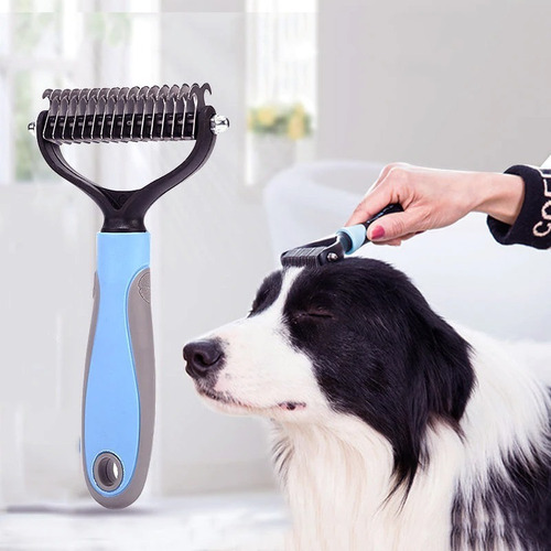 Imagen 8 de 9 de Cepillo Profesional Corta Nudos Para Mascotas, Perros, Gatos