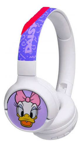 Audífonos Bluetooth Disney Daisy Blanco Morado