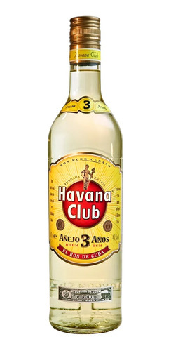 Ron Havana Añejo 3 Años X 750 Ml