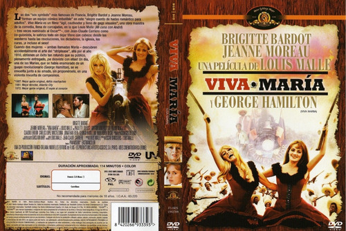 Viva María - Brigitte Bardot, - Jeanne Moreau,- Dvd