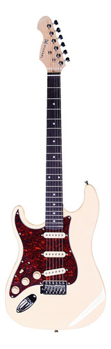 Guitarra Eletrica Michael St Canhota Gm217n Lh Dual Action Cor Cream Orientação da mão Canhoto