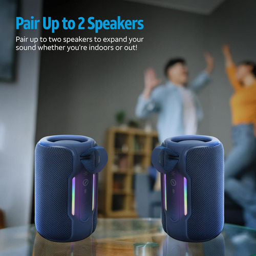 Altavoz Portátil Bluetooth Bluetooth De At&t Essentials Azul