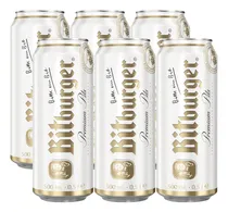Comprar Cerveza Importada Bitburger Lata 500 Ml. Pack X6 Alemania