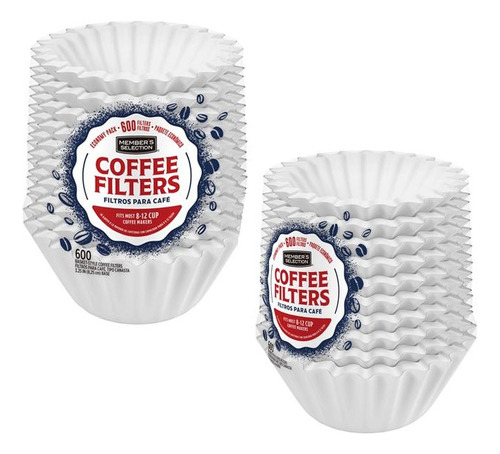 Filtros De Papel Para Cafetera 8-12 Tazas - 1000 Unidades