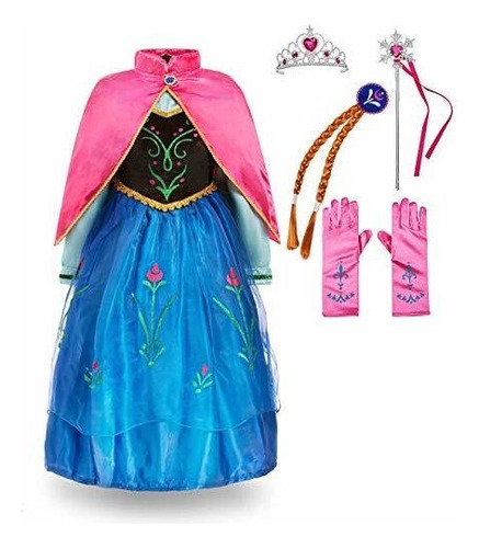Disfraz De Princesa Anna Frozen De Funna Para Fiesta De Disf