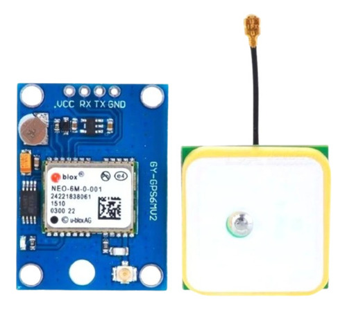 Modulo Gps Neo M6 Ublox Con Antena Arduino Pic Avr Raspberry