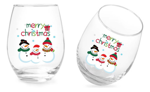 Jogskeor Juego De 2 Copas De Vino Con Diseño De Muñeco De Ni