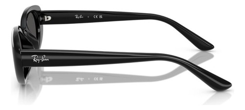 Lentes De Sol Gris Ray-ban Rb4441d667787 Varilla Negro Armazón Negro