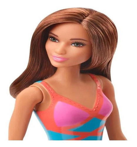 Barbie Praia Cabelo Castanho Ghw40 - Mattel