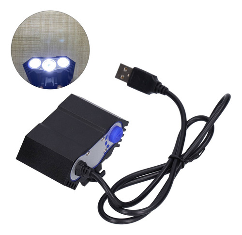Bicicleta De Montaña Delantera De Alta Luminosidad De 3 Led