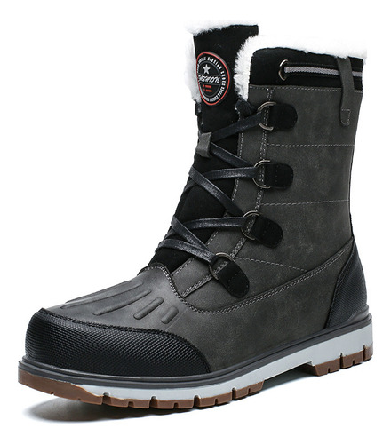 Botas Hombre Informales Exterior Para Nieve Cálidas Y Altas