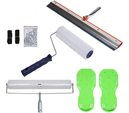 Kit De Herramientas De Autonivelación De Cemento Cepillo De