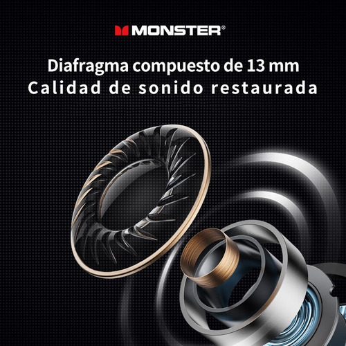 Auriculares Inalámbricos Monster Xkt16 Bluetooth 5.3