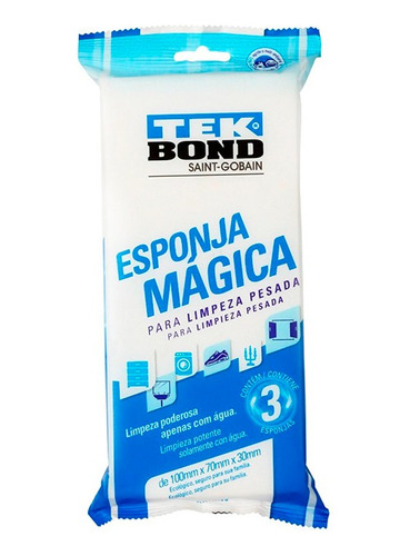 Esponja Magica Borrador Tekbond - Unidad a $4000