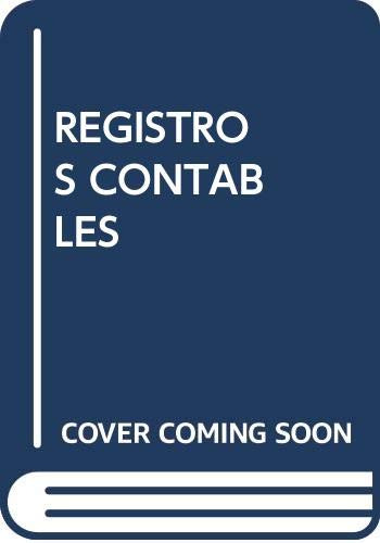 Libro Registros Contables De Ignacio Martínez Candil Ed: 1