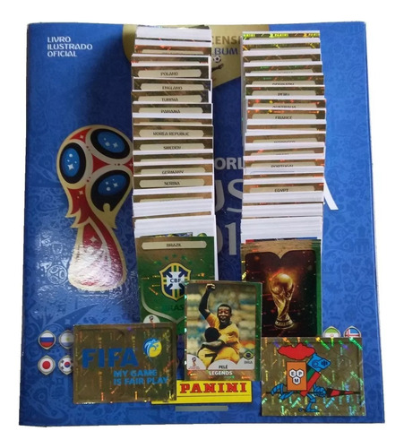 Album Figurinhas Copa 2018 Russia Completo Figurinhas Soltas