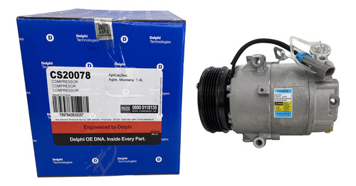 Compressor Celta 1.0 2012 A 2015 Prisma 1.0 1.4 5pk - Delphi