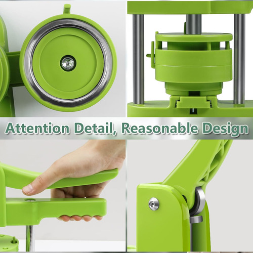 Button Maker Machine, 75mm(3 Inch) Diy Pin Button Maker P...