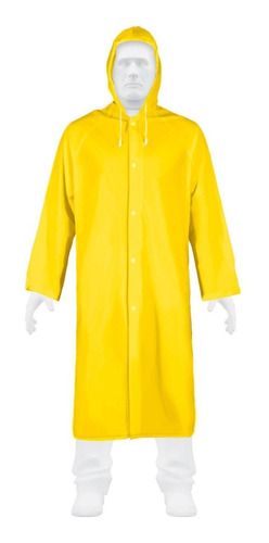 Gabardina Impermeable Pvc Talla Mediana Pretul 29963