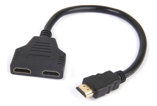 Hdmi Macho A 2 Hembra Cable Adaptador Convertidor For Monit