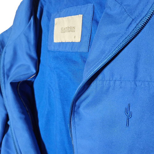 Campera Cardon Azul Francia - Talle G - Forrada (Usado)