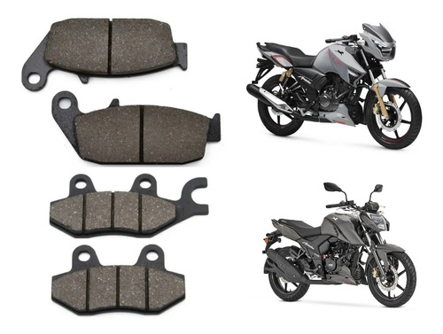 Balatas Delanteras Y Traseras Rtr160 4v Rtr180 Tvs Apache Ge