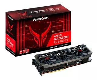 Placa De Vídeo Powercolor Red Devil Radeon Rx 6700 Xt 12gb