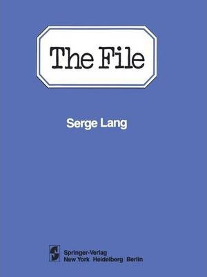 Libro The File - Serge Lang