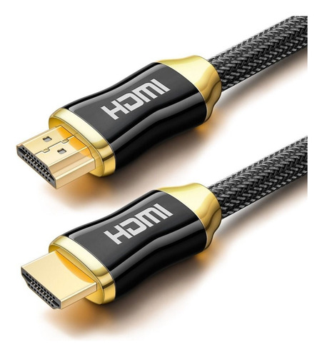 Cable Hdmi 4k Premium 2.0 Hdmi, Chapado En Oro