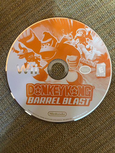 Donkey Kong Barrel Blast Para Nintendo Wii * Pasti Games *