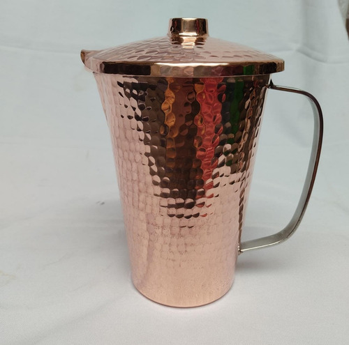 Jarra Recta (1.5 Litros) 100% Cobre Artesanal Martillado.