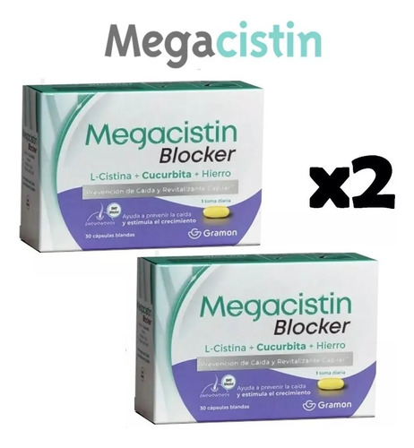 Megacistin Blocker Dht Nueva Formula Edición 2022 Únicos!!