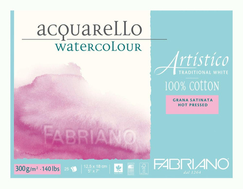 Papel Para Acuarela 4co Color Blanco