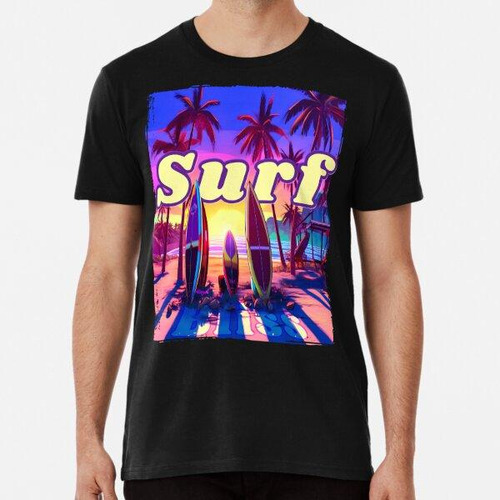 Remera Camiseta Surf Bliss - Ride The Wave Of Pure Joy Algod