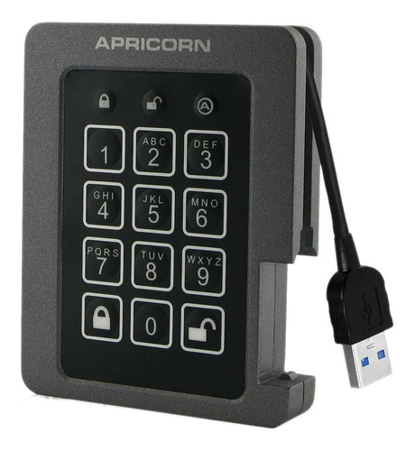 Apricorn Aegis 240gb Padlock Usb 3.0 Solid State Drive